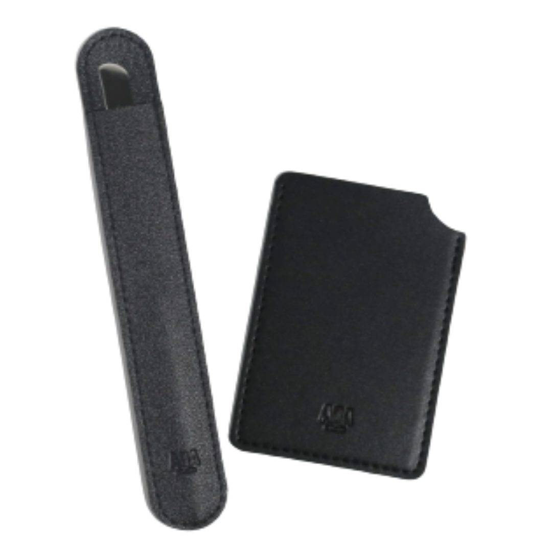 AOA Stainless Steel Mixing Palette and Spatula with Sleeve