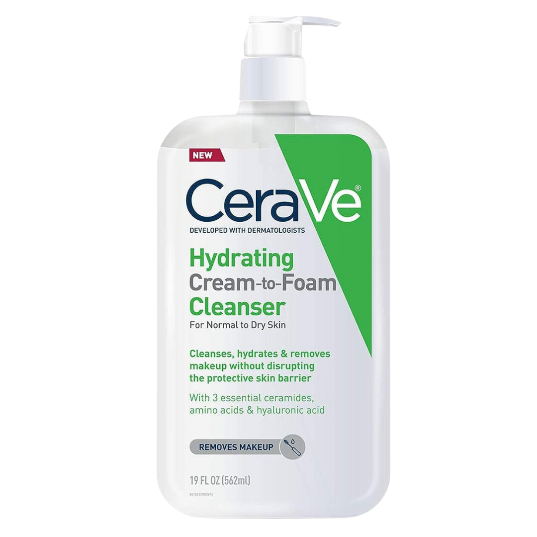 CeraVe Hydrating Cream-to-Foam Cleanser 19z/ 562 ml