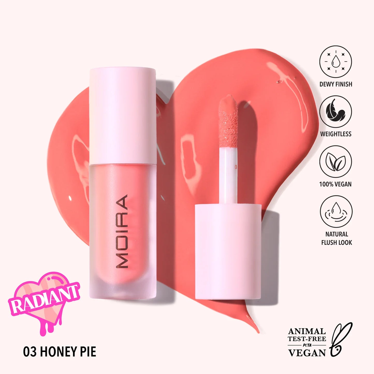 Moira Love Steady Liquid Blush