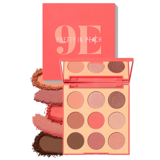 Morphe 9E Pretty In Peach Eyeshadow Palette