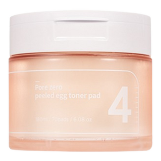 Numbuzin No.4 Pore Zero Peeled Egg Toner Pad 190ml (70ea)