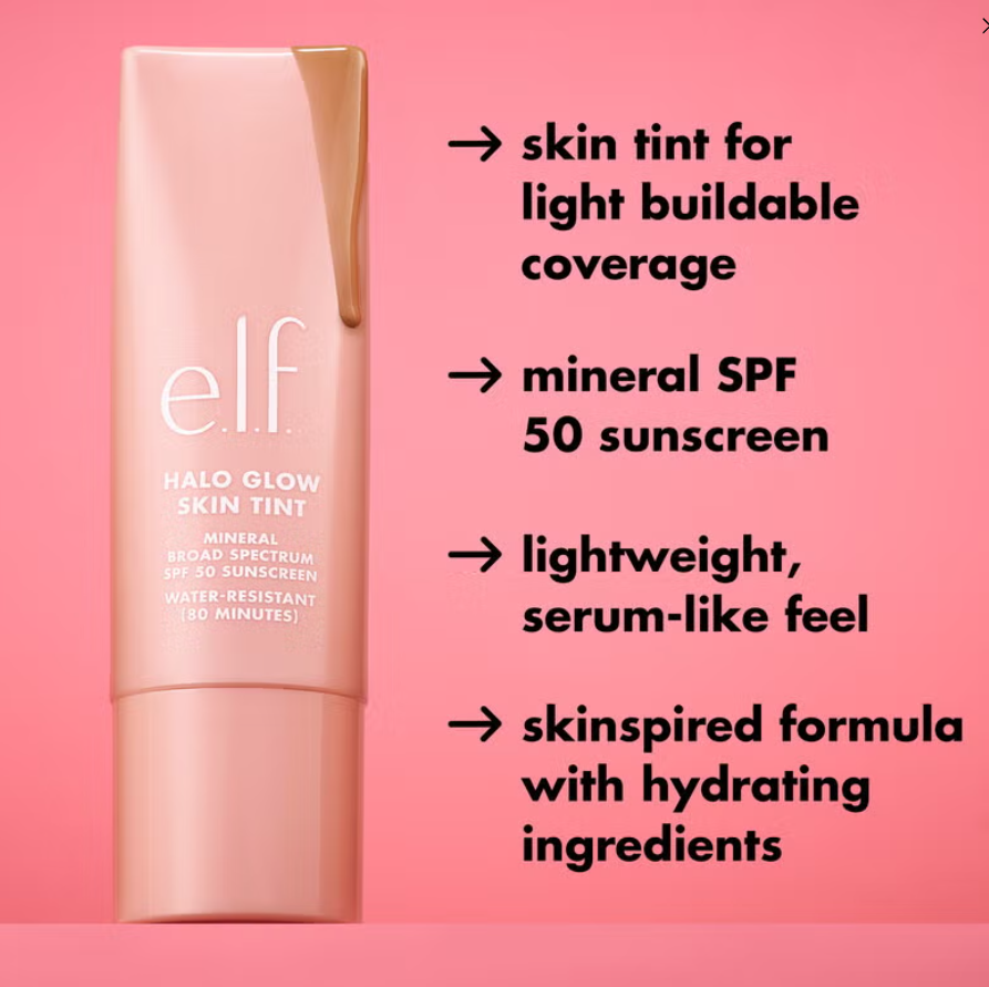 ELF Halo Glow Skin Tint SPF 50