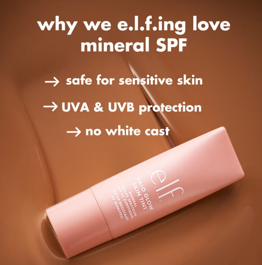 ELF Halo Glow Skin Tint SPF 50
