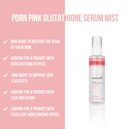 Medicube PDRN Pink Glutathione Serum Mist