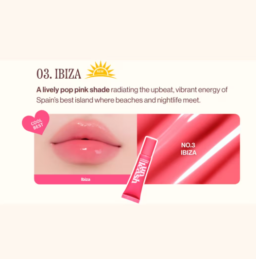Unleashia Sunset Dazzle Gloss Balm