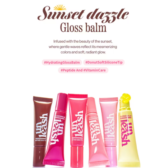 Unleashia Sunset Dazzle Gloss Balm