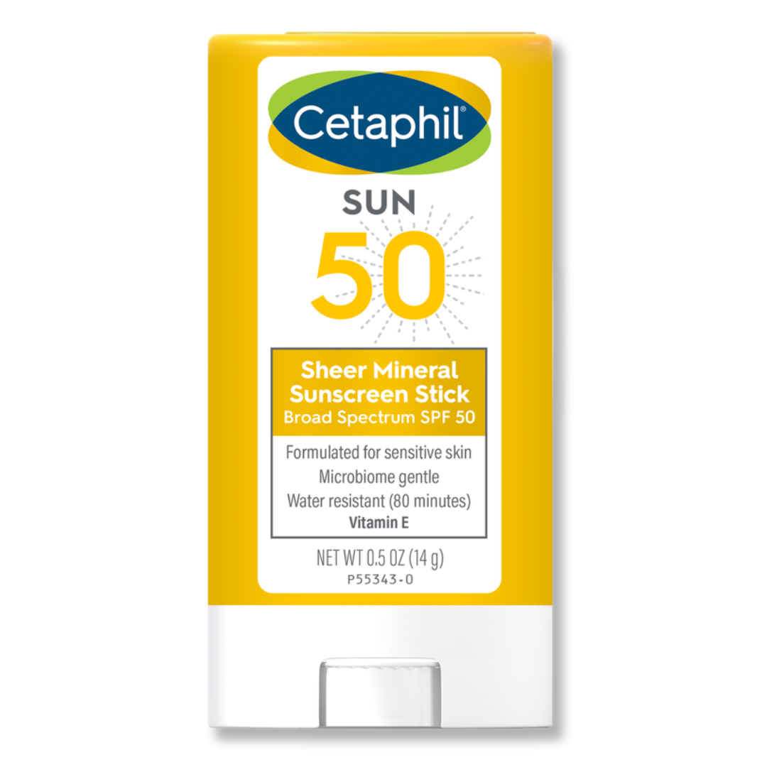 Cetaphil Sheer Mineral Sunscreen Stick for Face & Body SPF 50